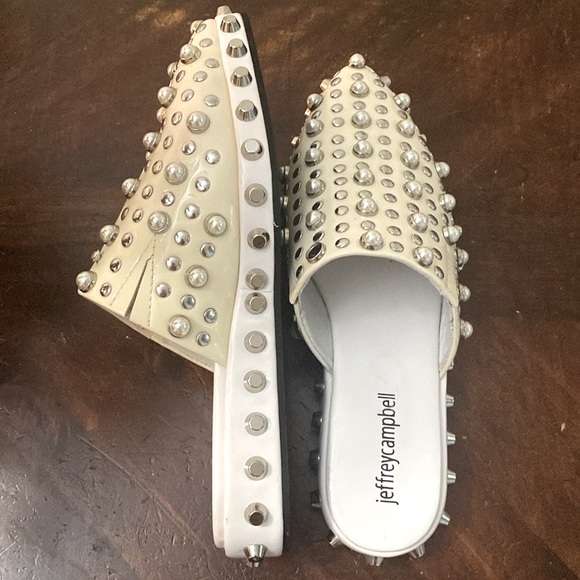 Jeffrey Campbell Studded Mules - Picture 1 of 8
